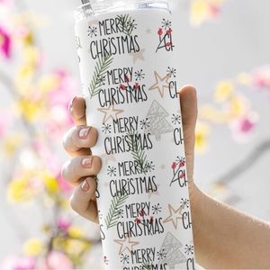 Merry Christmas tumbler